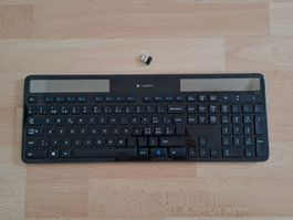 Logitech K750 Solar Wireless Tastatur mit Unifying-Receiver