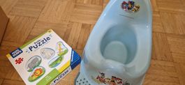 Kinder Toillette, Töpfchen, Puzzle fürs Baden