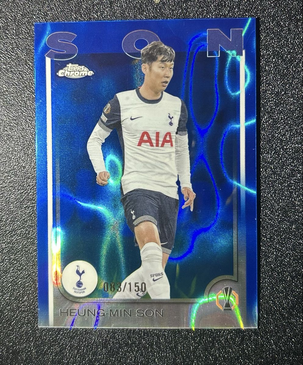 Topps Carte collezionabili: Topps Chrome - Heungh min Son 25/150 Blue Refractor – Nuovo (secondo la descrizione) da Diepoldsau venduto da Swiss.CLT