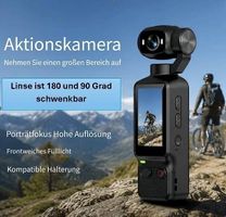 Neue stylische und smarte 4k-Body und Actionkamera (schwarz)