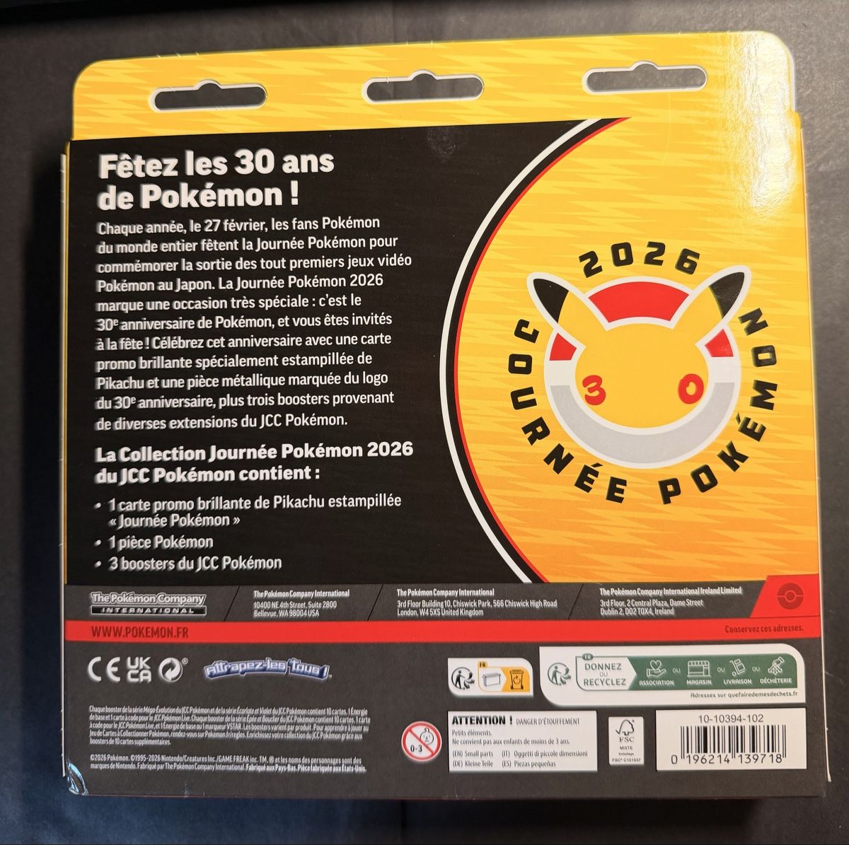 Pokémon Sammelbilder & Trading cards: Pokémon Journée Pokémon 2026 FR – Neu (gemäss Beschreibung) aus Morges von geo_rk69 1