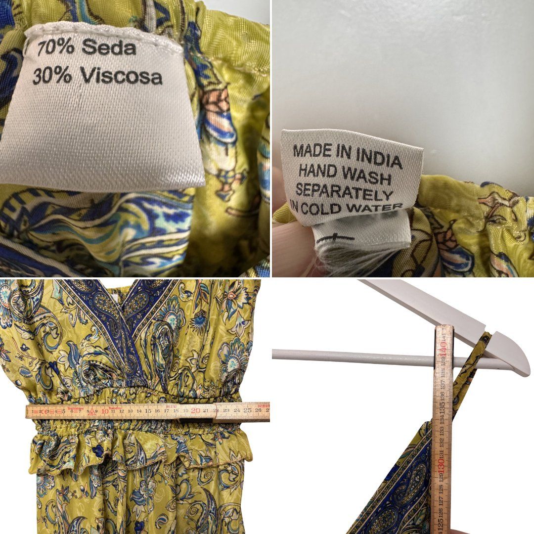 Vestiti: Boho-Maxikleid aus 70 % Seide – XS/S – Usato da Porrentruy venduto da MadameResell 7