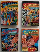 4 Superman-Taschenbücher ca. 1980 bis 1985