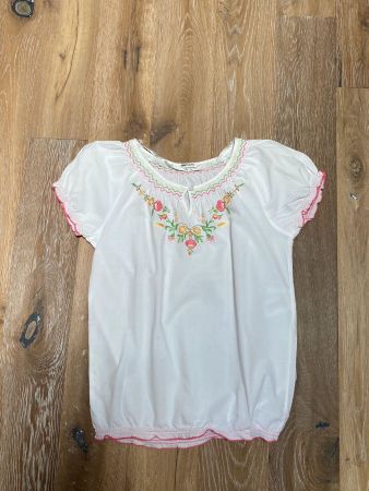 Joli top blanc avec broderies 'H&M'