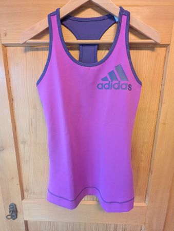 Adidas techfit climalite Sport Top, Grösse S/ 36, Lila-Pink