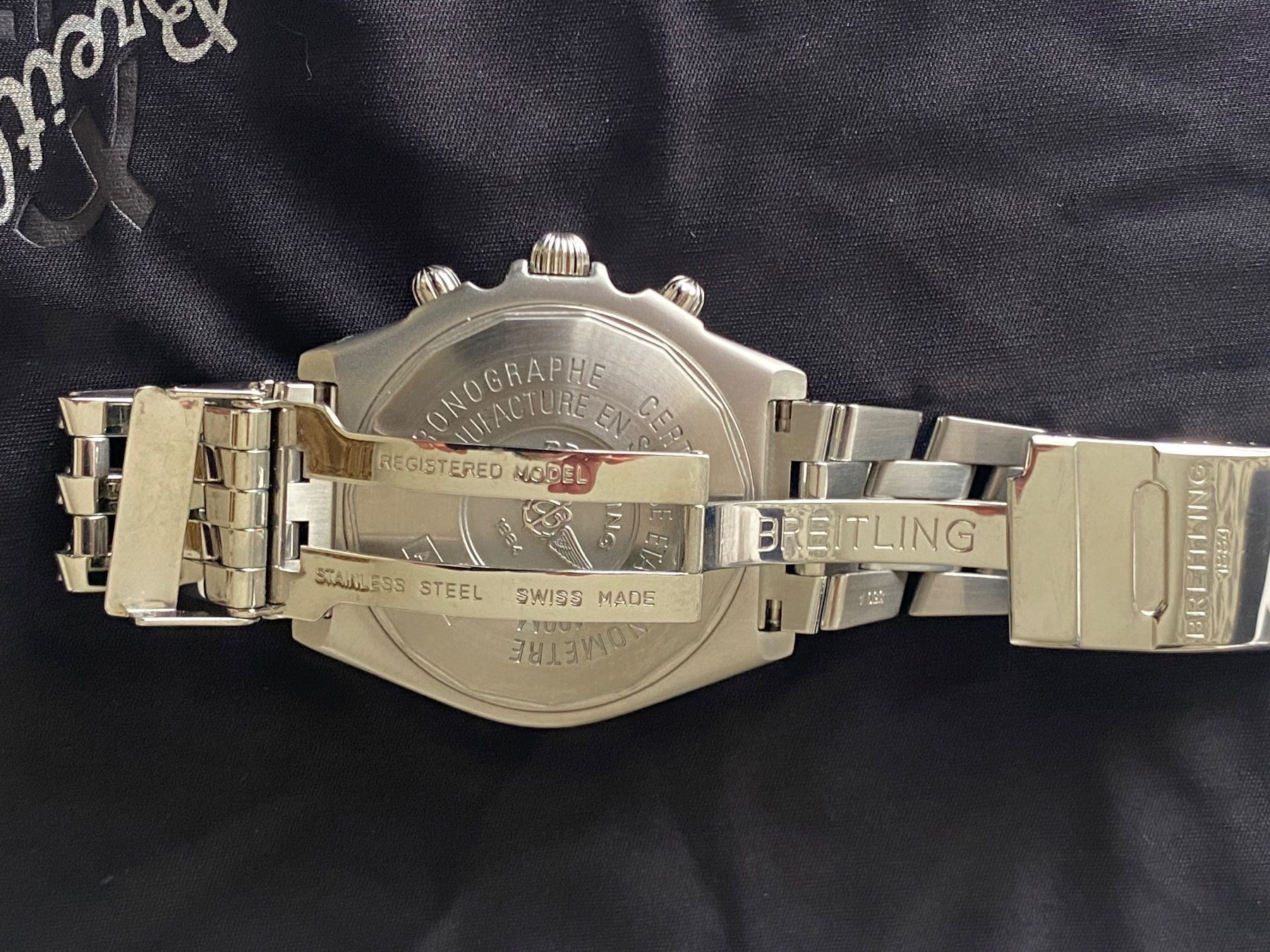 Breitling Uhren: Breitling Crosswind, 43mm, Stahl, schwarz – Gebraucht aus Luzern von watch-collection 5