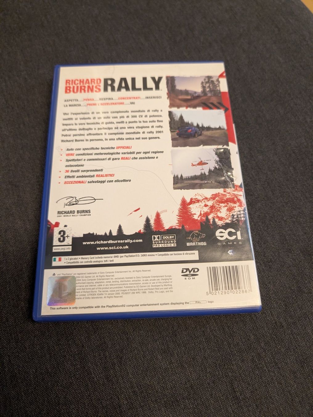 Giochi: Richard burns rally Sony playstation 2 – Usato da Giubiasco venduto da Ticinerd 1
