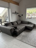 Ecksofa anthrazit mit Schlaffunktion gebraucht Zustand