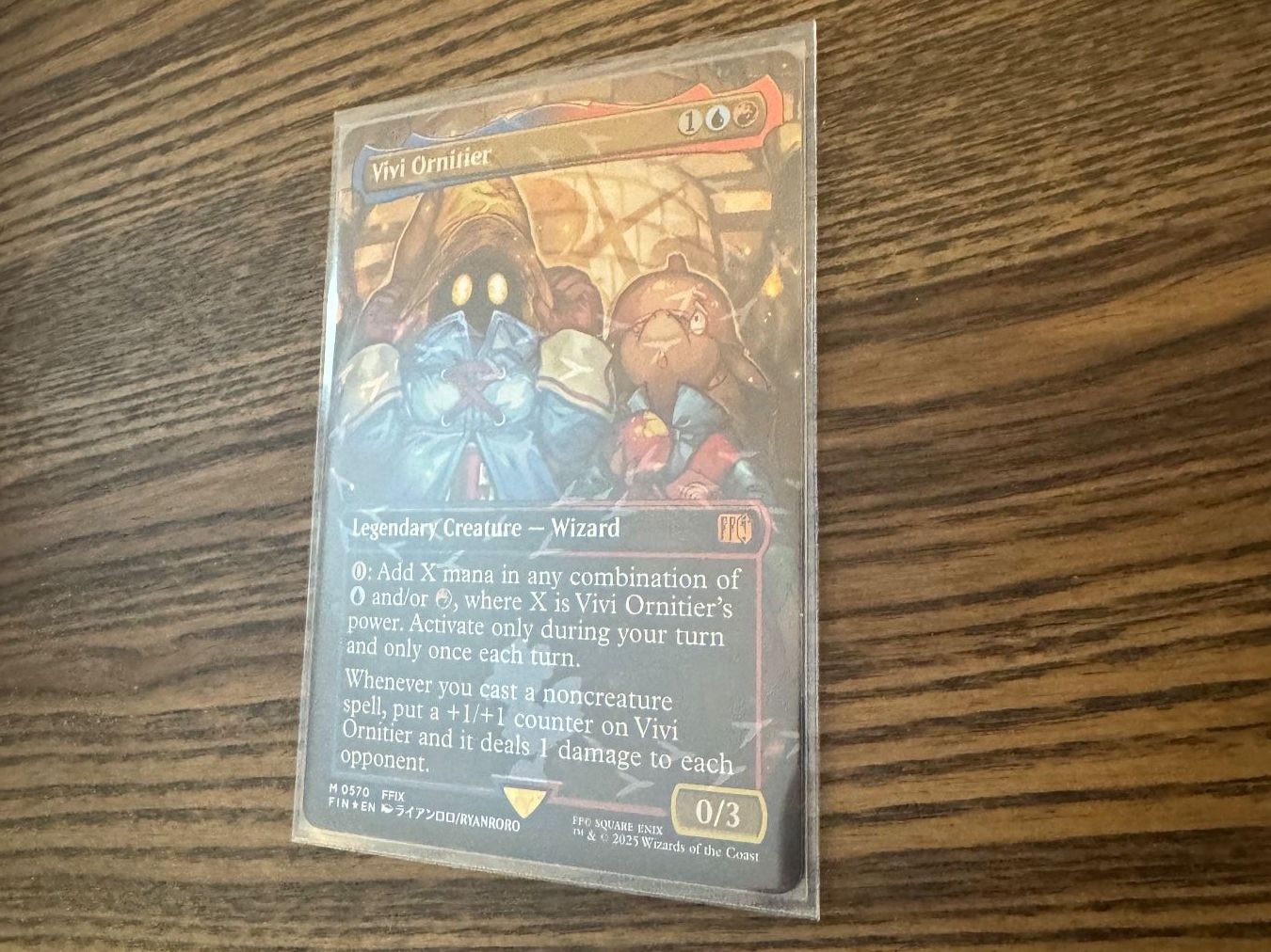 Magic The Gathering Carte collezionabili: MTG Vivi Ornitier Borderless Chocobo Track Foil – Usato da Bern venduto da bal_8k9q 3