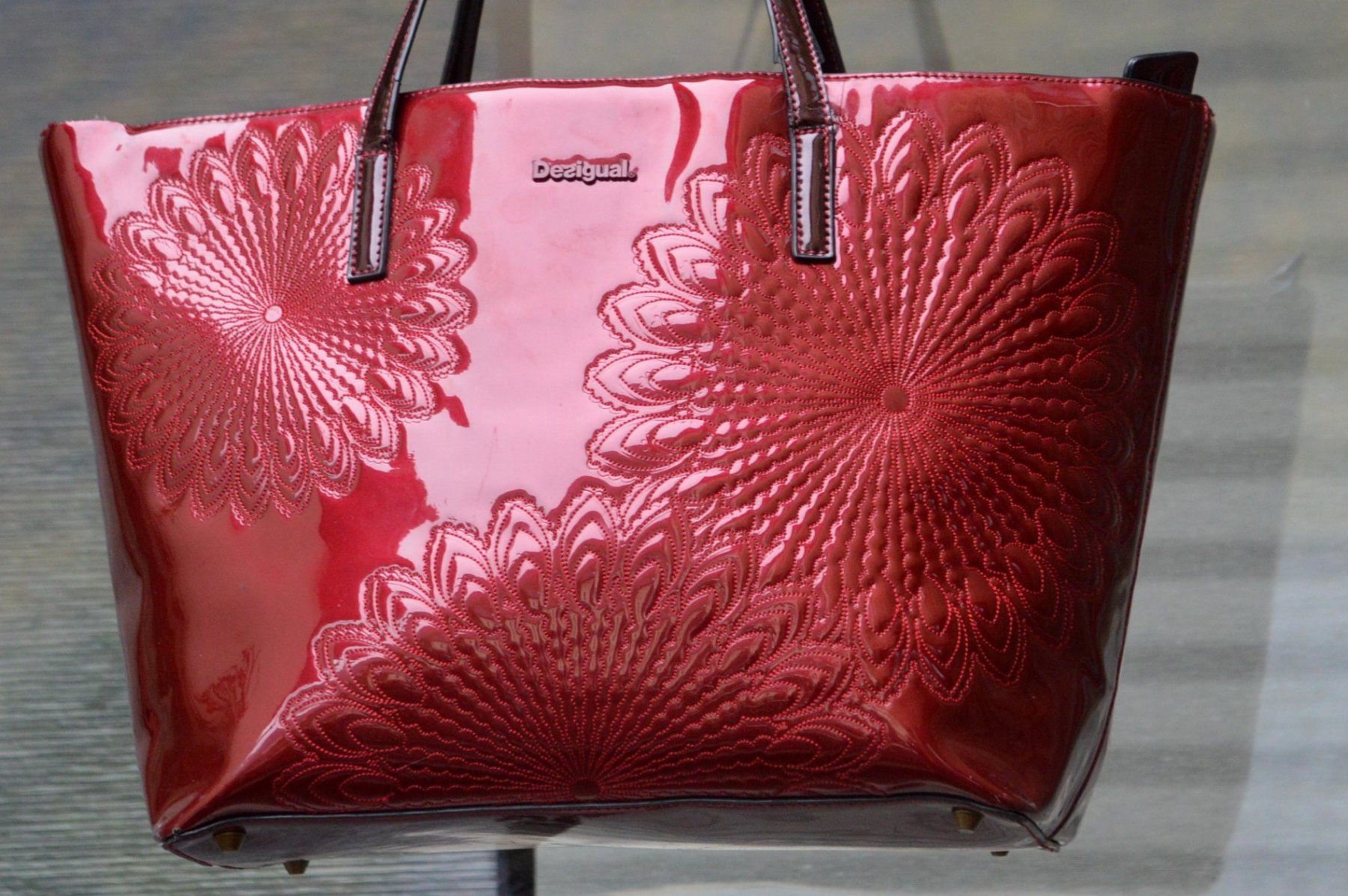 Desigual Taschen für Damen: Tasche / sac Desigual rouge / Rot – Gebraucht aus Collonges von arashee 4