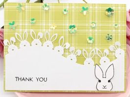 Stanzschablone Nr.224, Ostern, Hasen (Sizzix geeignet)