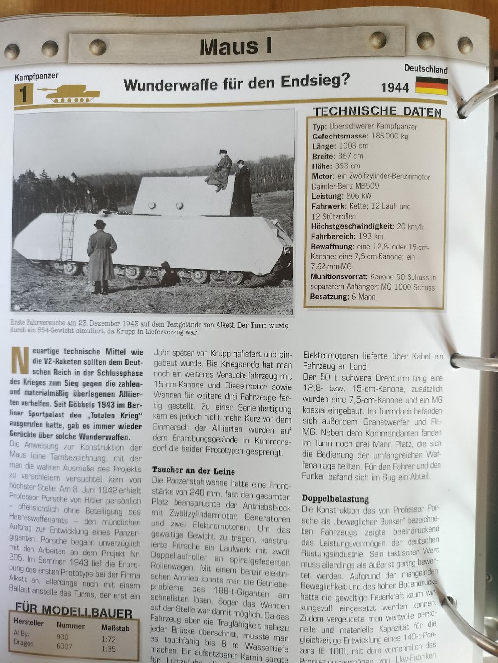 Bücher: Ganzer Sammelordner über Kampfpanzer – Gebraucht aus Schwanden Sigrisw von len_9yqg 8