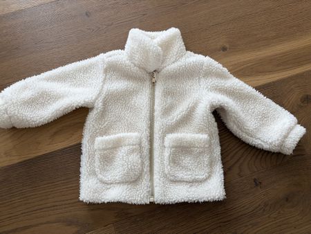 H&M Baby Jacke, Teddyfell, Gr. 80