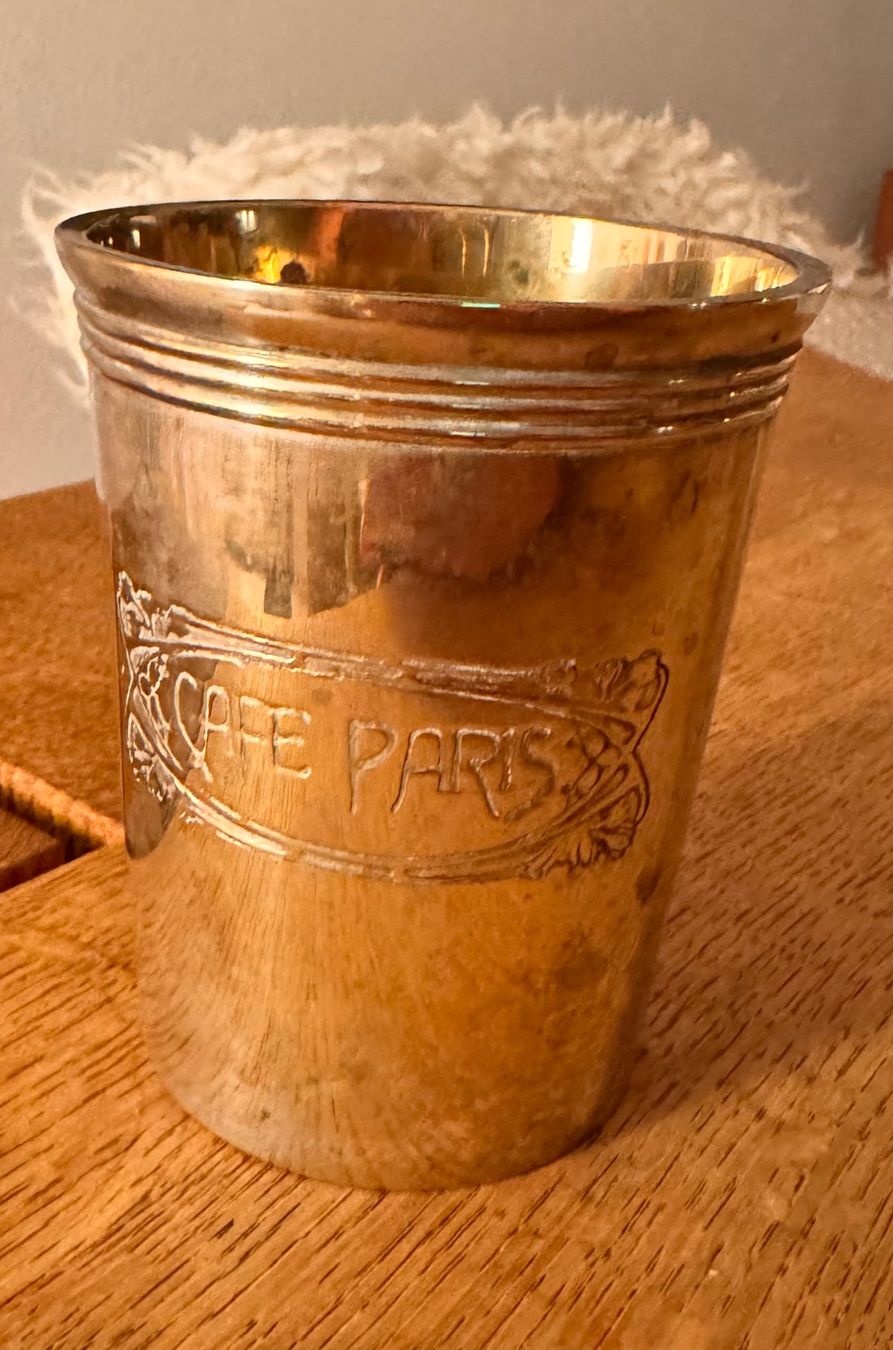 Vasi & Recipienti: Versilberte Vase CAFE PARIS Jugendstil – Usato da Baar venduto da 001loulou 2
