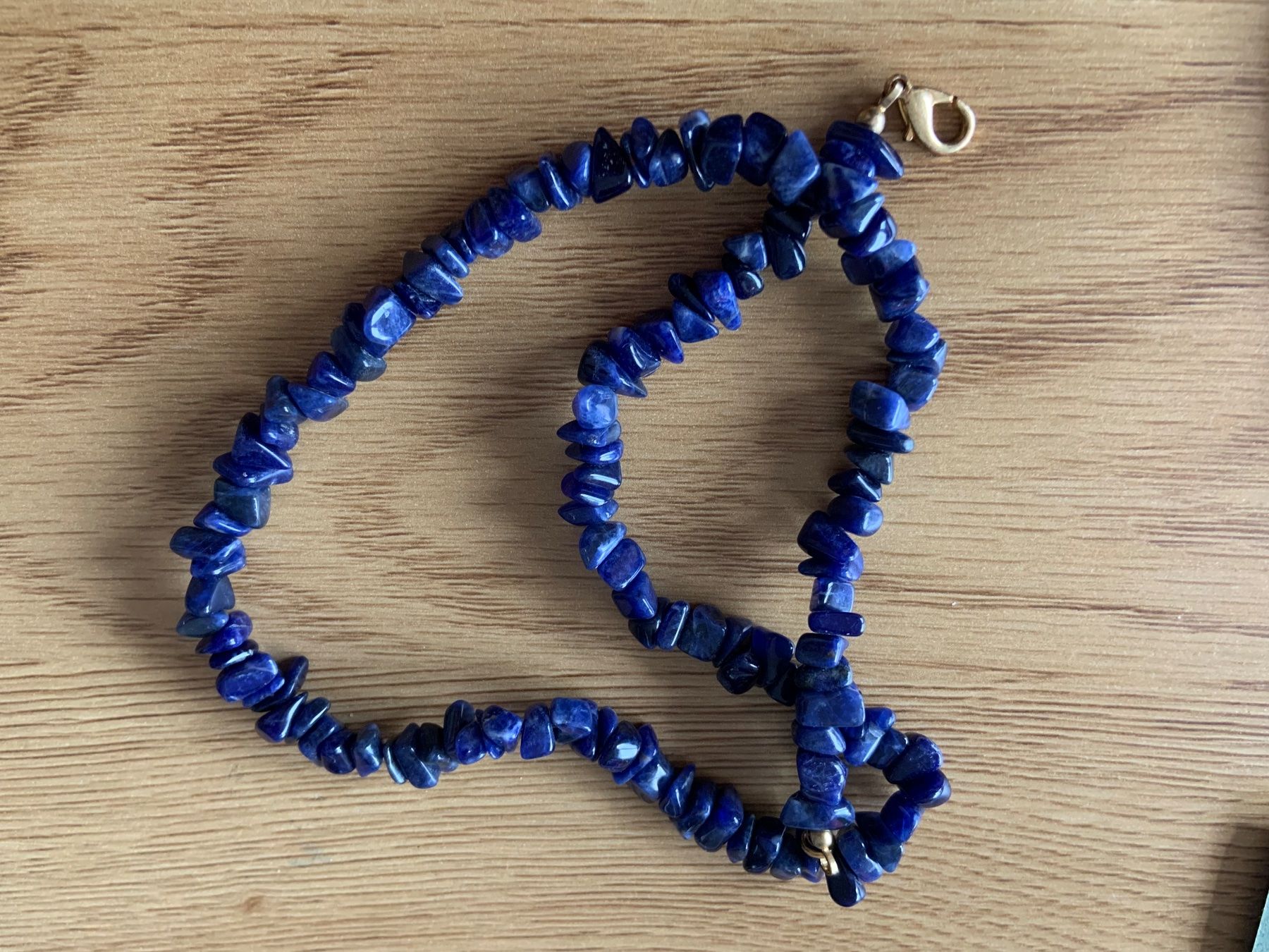 Ketten: Lapislazuli-Kette kurz (46 cm) – Gebraucht aus Laufen von belleskulptur 3