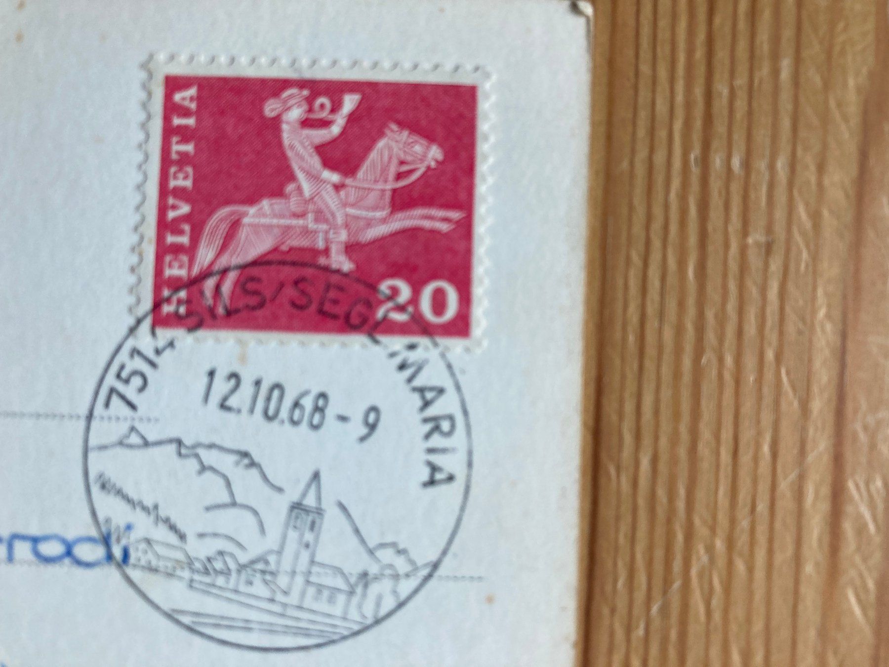 Cartes postales: Sils im Engadin - AK 1968 – D'occasion à Oberuzwil par Henri09 1