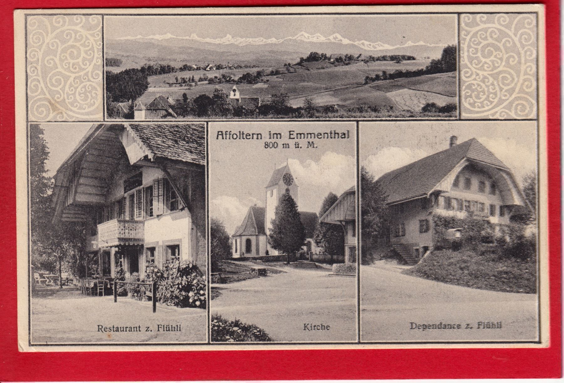 Cartoline postali: AFFOLTERN IM EMMENTAL 1919 – Usato da Grüningen venduto da Kartensammler