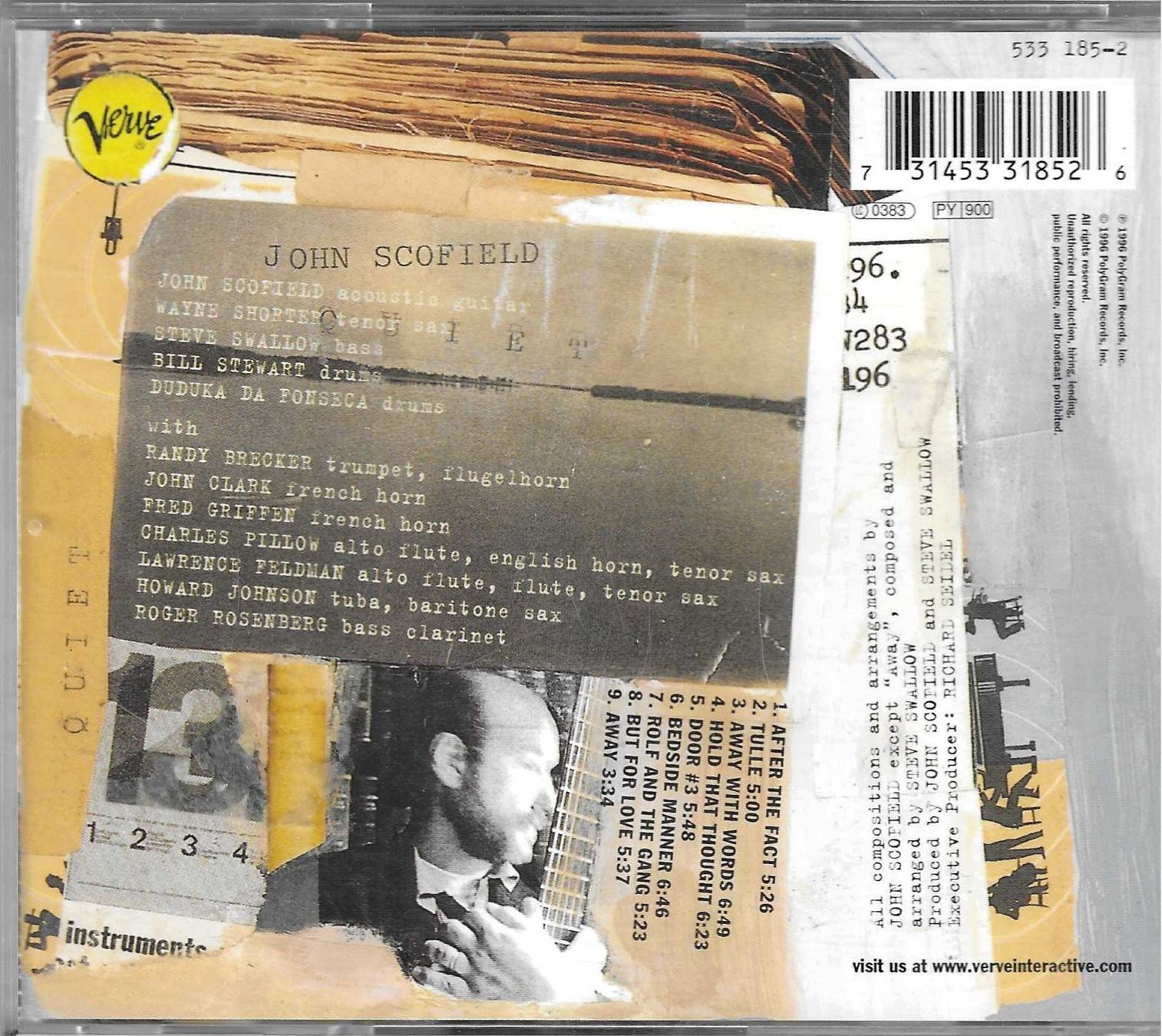 CD: John Scofield - Quiet – Usato da Savagnier venduto da Ne2065 1