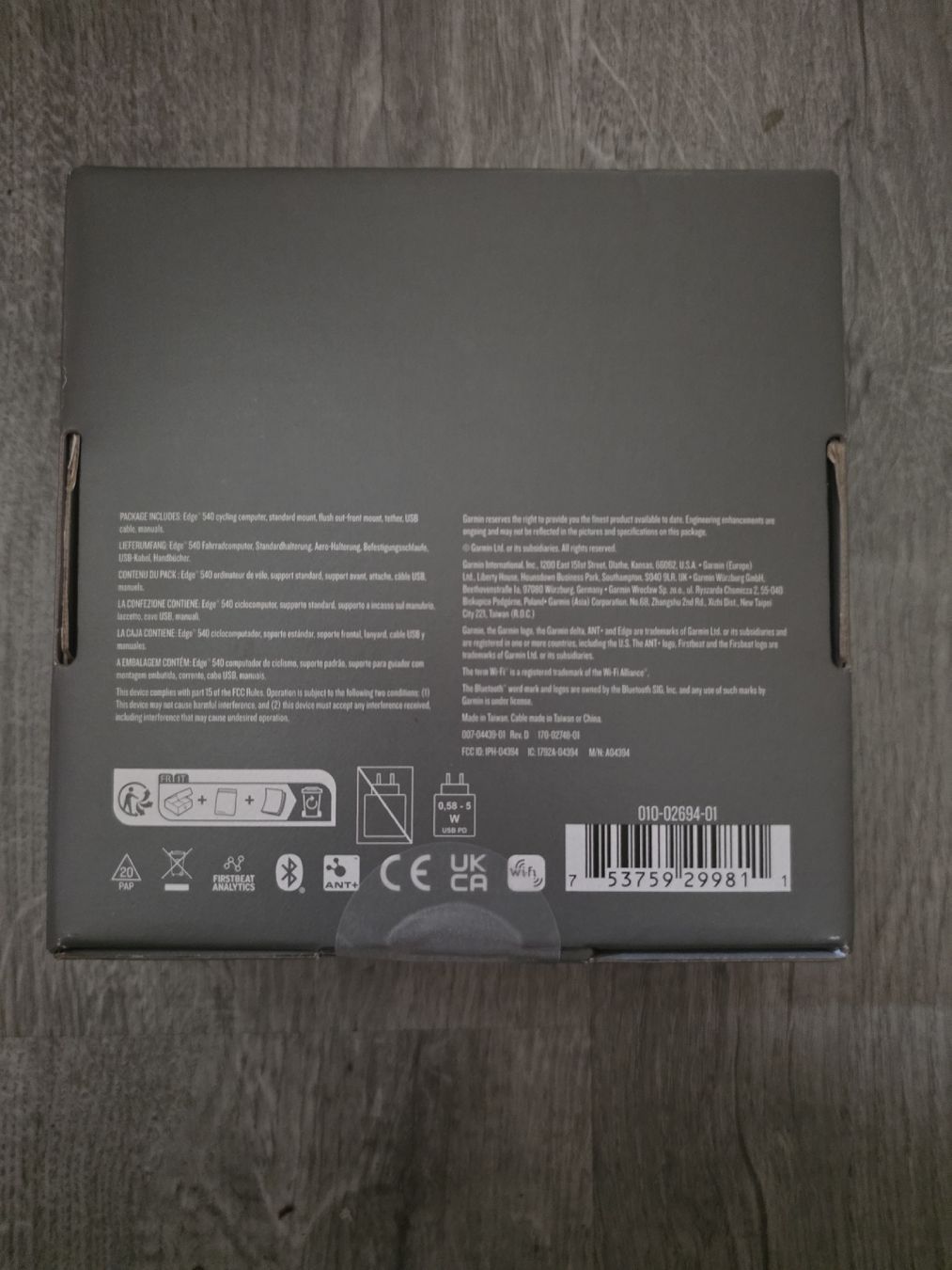 Garmin Computer & Strumenti di misurazione: GPS Garmin Edge 540 neuf – Nuovo e nell'imballaggio originale da Genève venduto da mei_d6lr 1