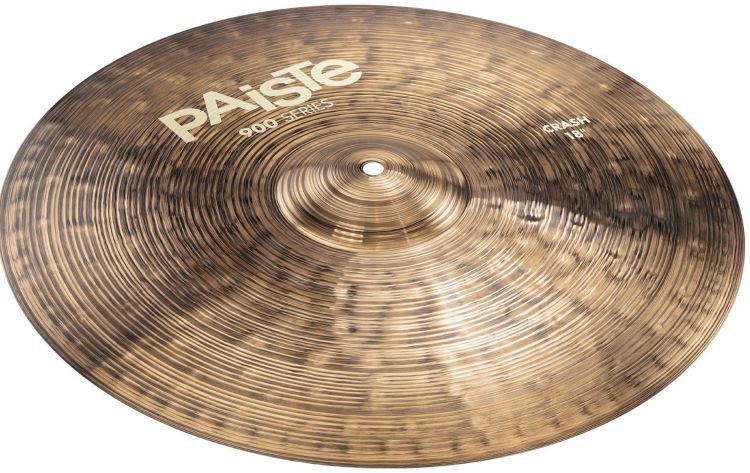 Paiste Musikinstrumente: Crash Paiste 900 Series Medium 18" – Neu und originalverpackt aus Zufikon von Resonance-Drums