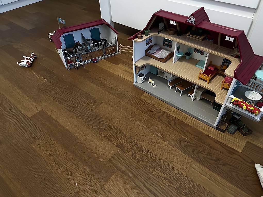 Case e mobili per bambole: Puppenhaus Barbyhaus – Usato da Sempach venduto da AxhaKob81