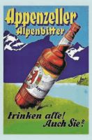 Blechschild-APPENZELLER ALPENBITTER TRIN