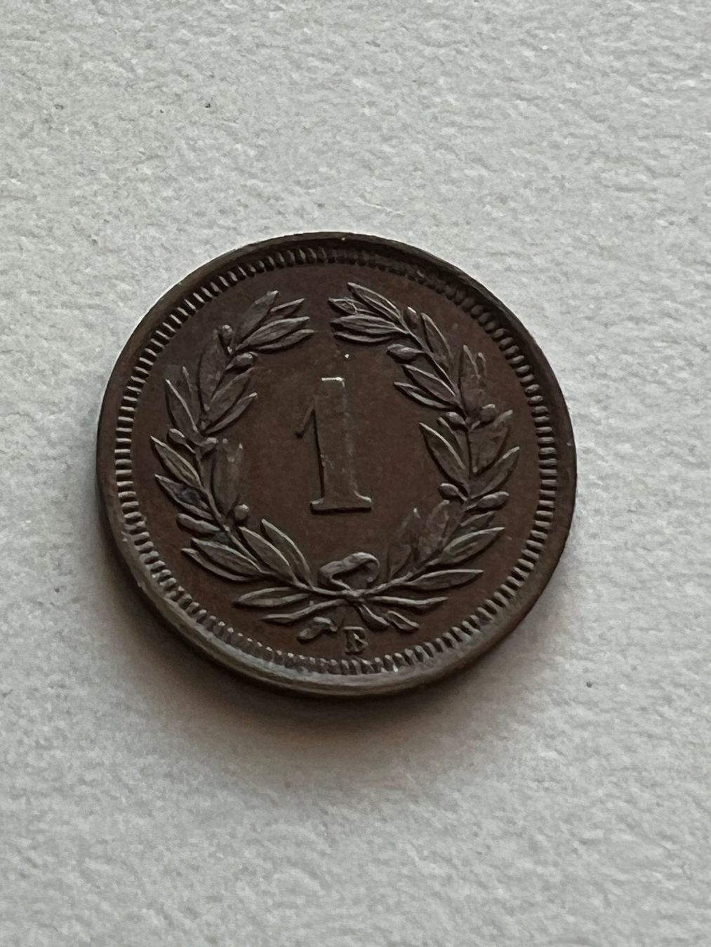 Alle Münzen: 1 Rp. 1907 – Gebraucht aus Schötz von Odpa 1