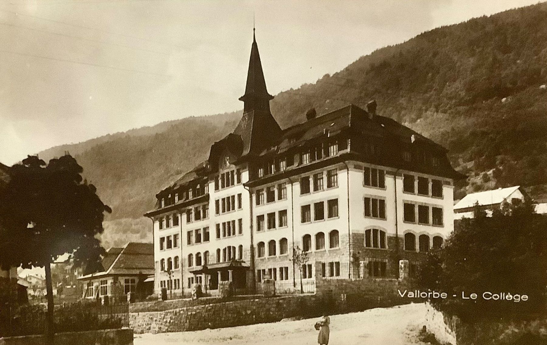 Cartes postales: VALLORBE - Le Collège - Schulhaus – D'occasion à Root par ENGLAND-TREASURES 1