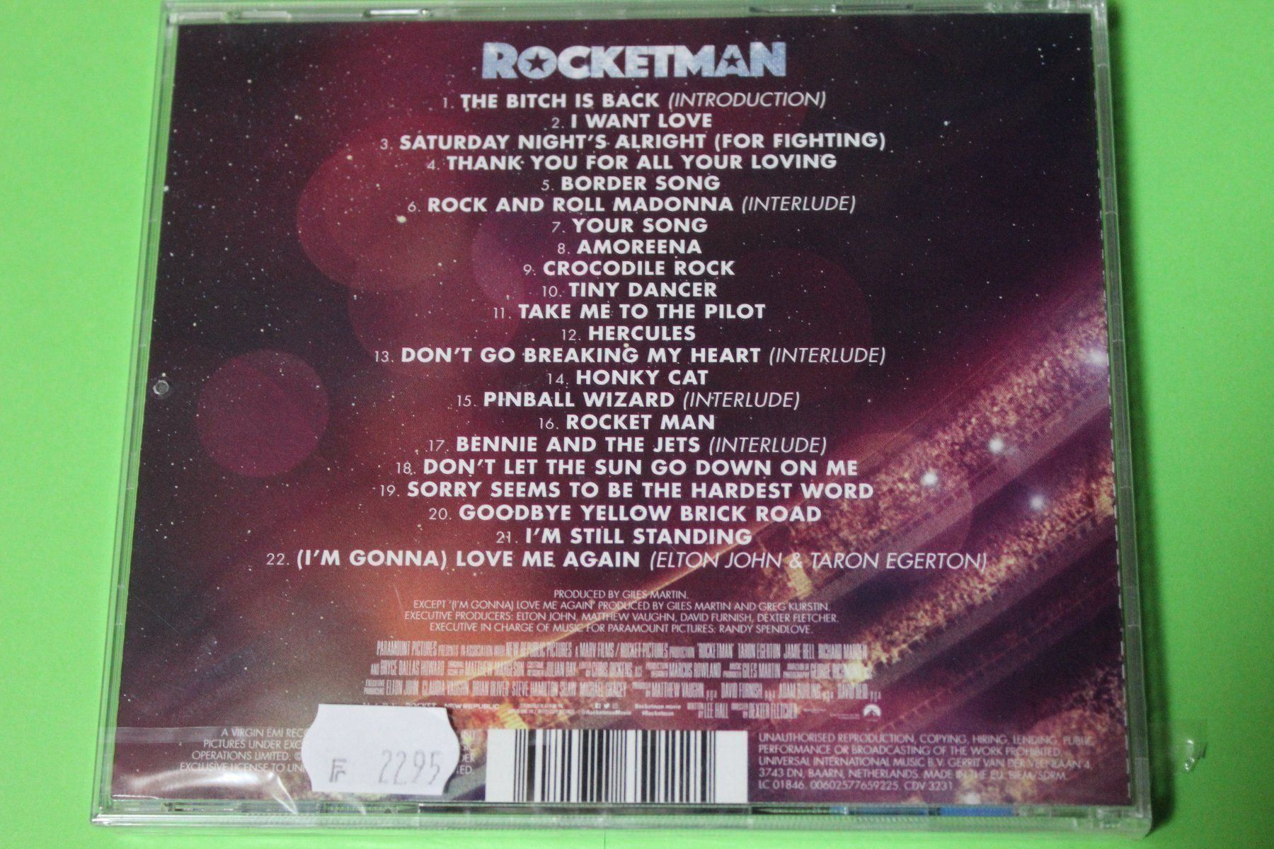 CD: ROCKETMAN: ELTON JOHN Soundtrack OVP!!!!! – Nuovo e nell'imballaggio originale da Tübach venduto da JamesStone 3