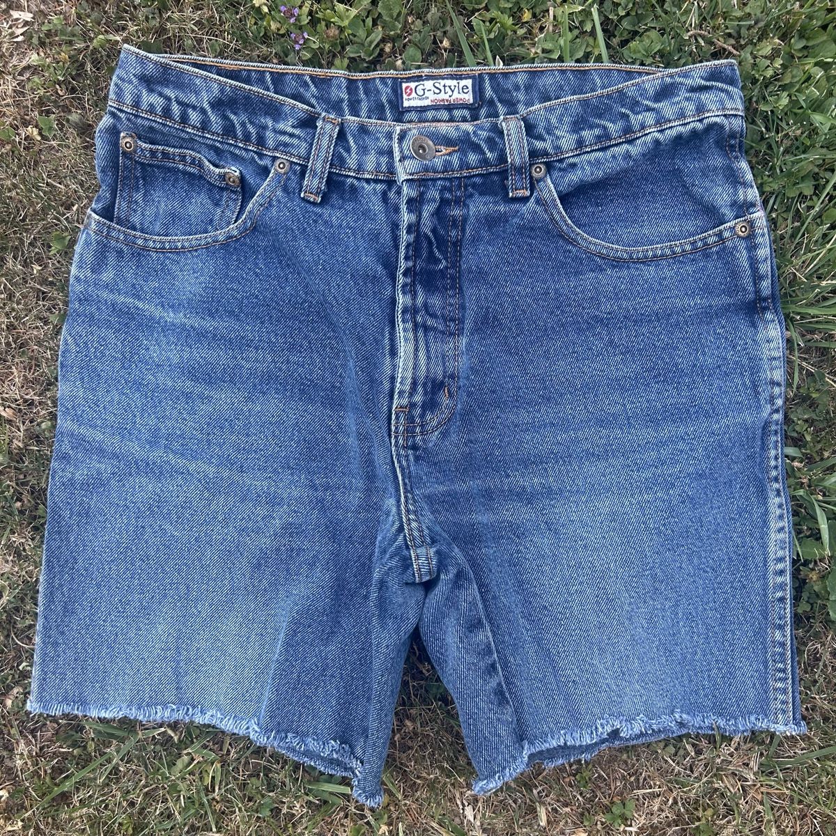 Jeans: Vintage G-Style Denim Shorts Blue  – Usato da brent venduto da fukusapes 2