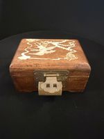 Vintage Schmuckschatulle aus Shanghai – Perlmutt & Holz