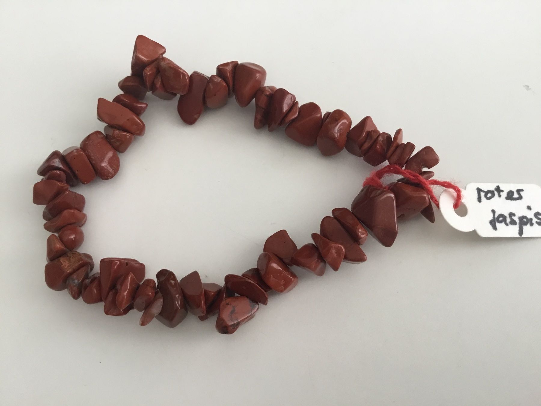 Bracciali & Braccialetti: Armband elastisch roter Jaspis – Nuovo e nell'imballaggio originale da Doppleschwand venduto da Fortuna5859
