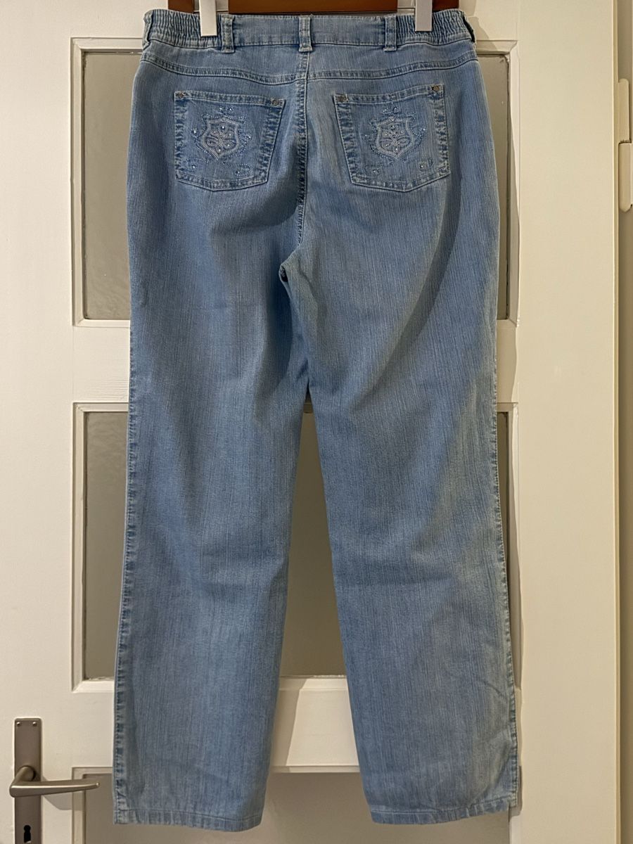 Jeans: Damen Jeans Hose Gr. 40 hellblau – Nuovo (secondo la descrizione) da Basel venduto da zukk_ 1