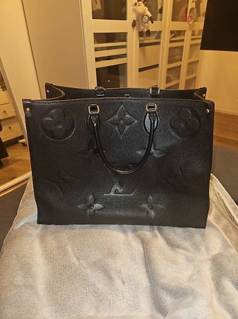Sac louis vuitton Cabas Onthego GM cuir noir