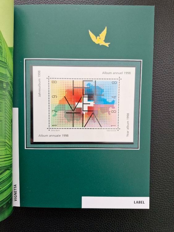 Alle Briefmarken: Jahrbuch 1998 Schweizer Briefmarken – Neu (gemäss Beschreibung) aus Giubiasco von Tigis66 1