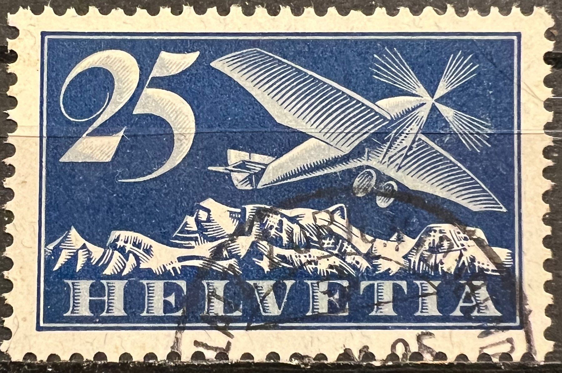 Tutti i francobolli: Flugpost F5 sauberer Halb-⦿ SBK 40.- – Usato da St. Gallen venduto da Cheirodon