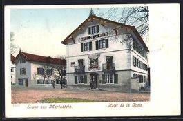 AK Mariastein, Hotel de la Poste, 1901