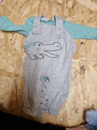 Baby Latzhose Body Set 68