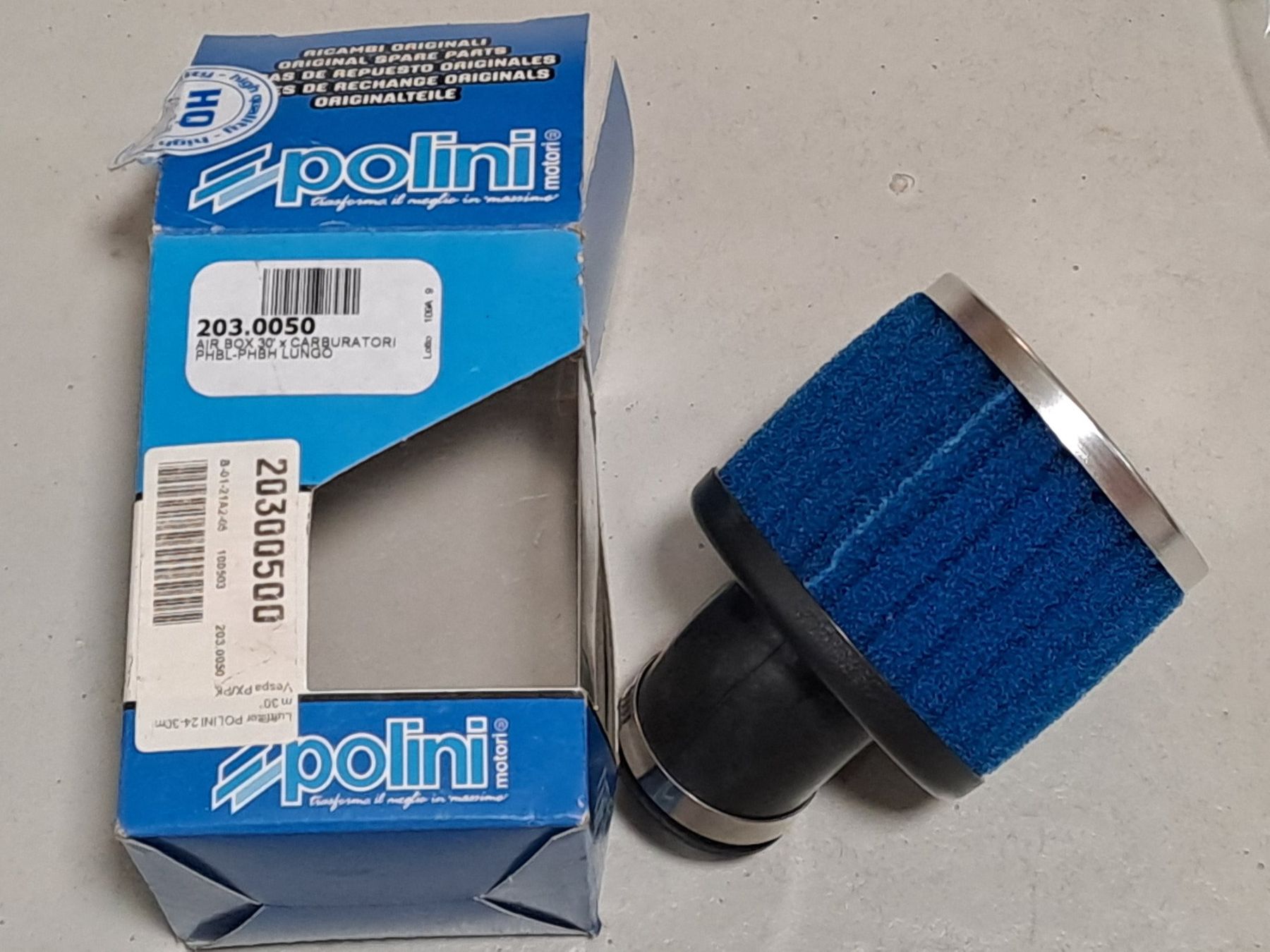Ventilazione: Vespa PX/PK Race Filter Polini – Nuovo e nell'imballaggio originale da Wilchingen venduto da Juwel_Zanzibar 2