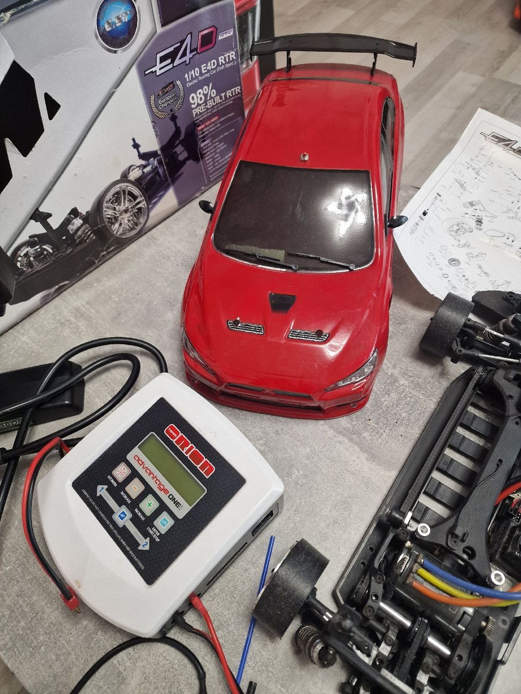 Team Magic Modellismo RC: TM  1/10 Team Magic E4D RTR RC Drift Car Mitsubishi Lancer  – Usato da Herzogenbuchsee venduto da ioa_zcm6 5