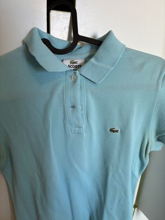camicia lacoste taglia 36 azzurrina