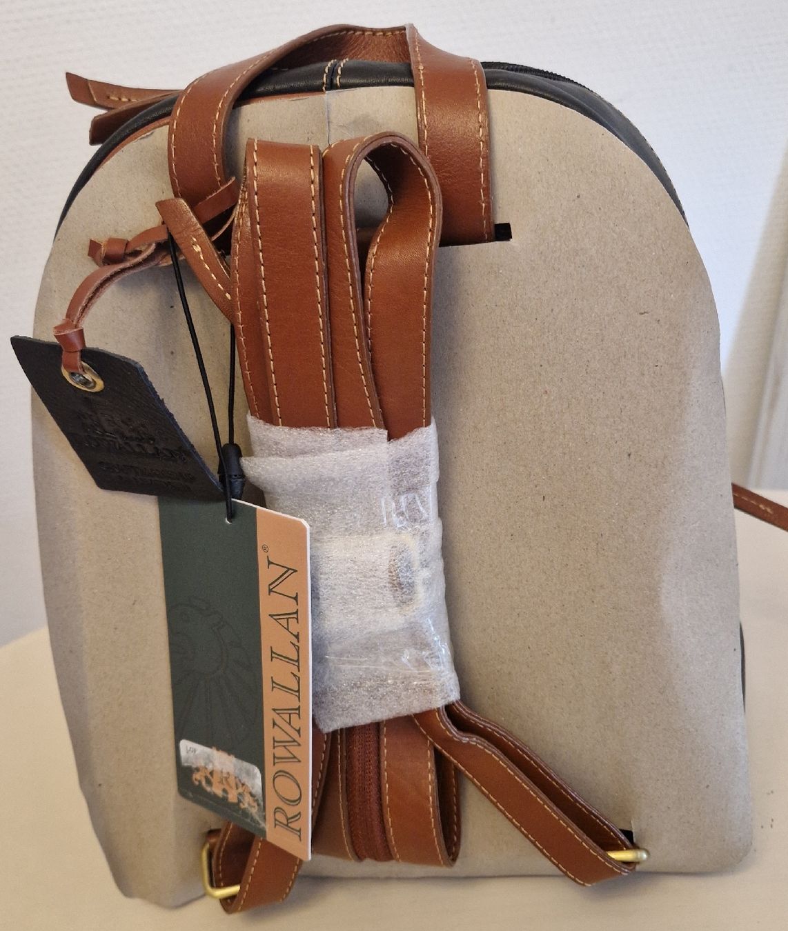 Zaini: Echt Leder Rucksack von ROWALLAN – Nuovo e nell'imballaggio originale da Horn venduto da Minerva67 1