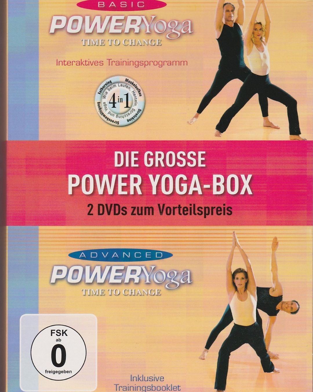 Tutti i DVDs: Die große Power Yoga-Box (2 DVDs) Basic & Advanced Trainings – Nuovo (secondo la descrizione) da Witterswil venduto da Timmytiger