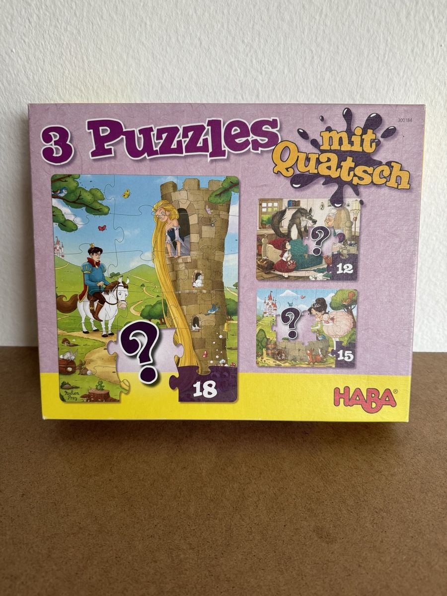 Haba Puzzle: 3 Märchenpuzzles Prinzessinnen – Usato da Buchberg venduto da MaddieF