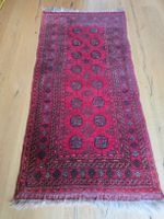 Roter Vintage Teppich, Läufer, Afghane, guter Zustand!