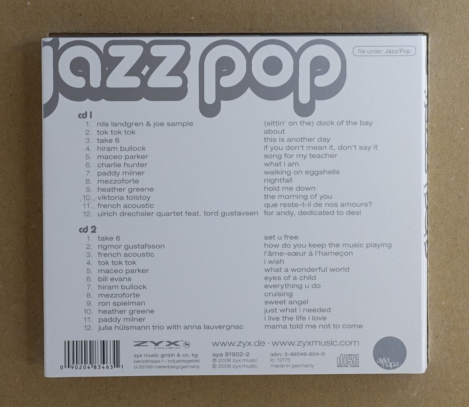 CD: Jazz Pop (2 CDs) - T5 – Usato da Sessa venduto da discoverymedia 1