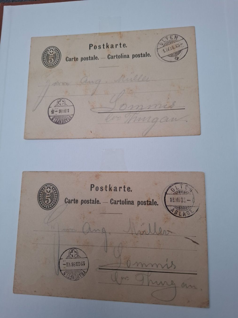 Tutti i francobolli: Briefmarken, Postkarte, Sammlung – Usato da Eschlikon venduto da Timotwo 9