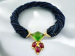 SVEN BOLTENSTERN, DESIGNCOLLIER, WIEN, 55 CT TURMALIN