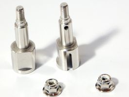 HPI #86132 - AXLE 8x9x44mm COUNTERCLOCKWISE/SILVER - SAVAGE