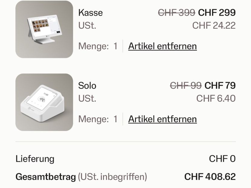 Sumup Registratore di cassa: SumUp Kassensystem mit Epson Bondrucker & Kartenterminal – Usato da St. Gallen venduto da jan_9rdj 8